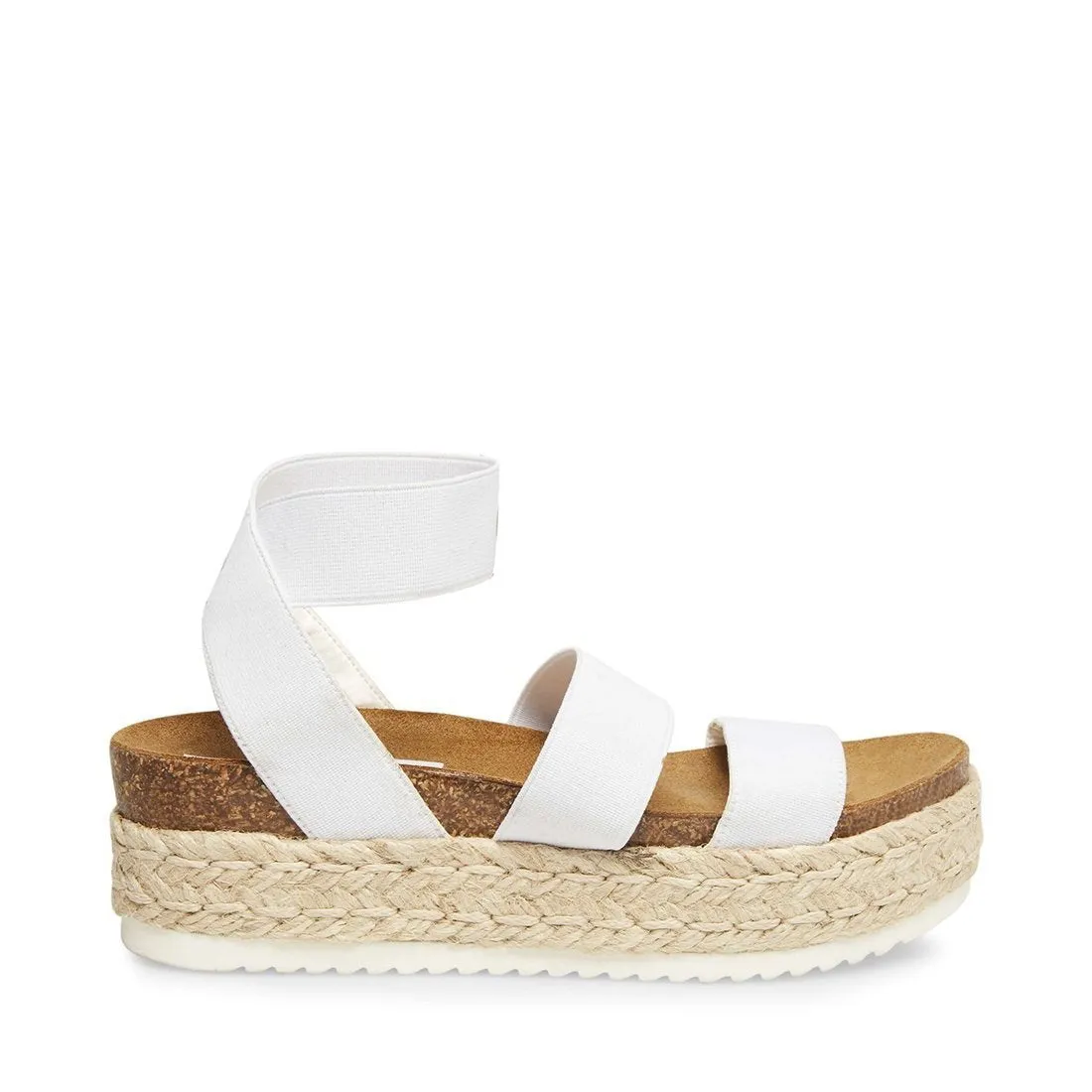 Espadrille Sandals Mega sale Steve Toe Massive discount Wedge Rounded Madden Kimmie Open White Platform