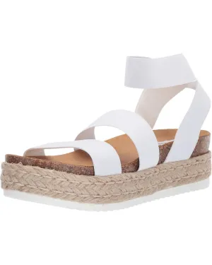 Espadrille Sandals Mega sale Steve Toe Massive discount Wedge Rounded Madden Kimmie Open White Platform