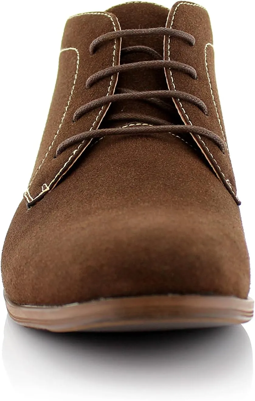 Ferro Aldo Raymond MFA806031 Mens Casual Brogue Mid-Top Lace-Up Uniform Dress Boots