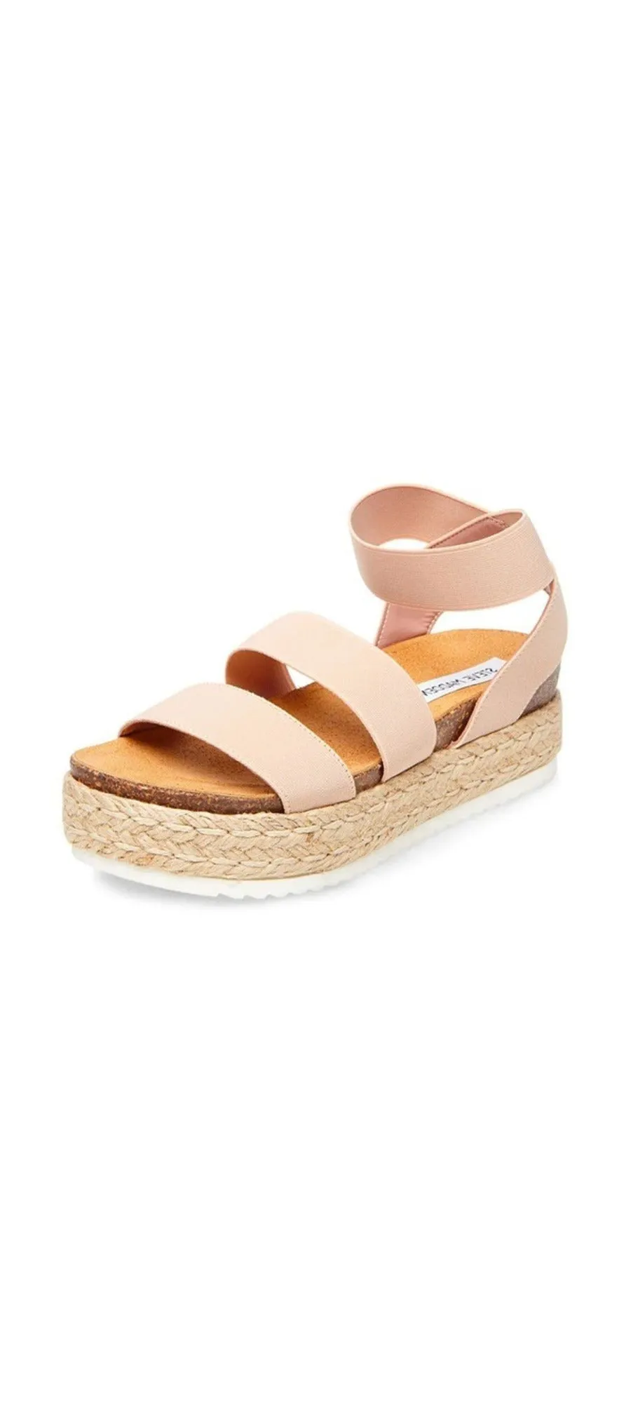 Fitted Sandals Heavy discount Global delivery Nude Platform Madden Wedge Heeled Blush Steve Espadrille Kimmie