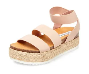 Fitted Sandals Heavy discount Global delivery Nude Platform Madden Wedge Heeled Blush Steve Espadrille Kimmie