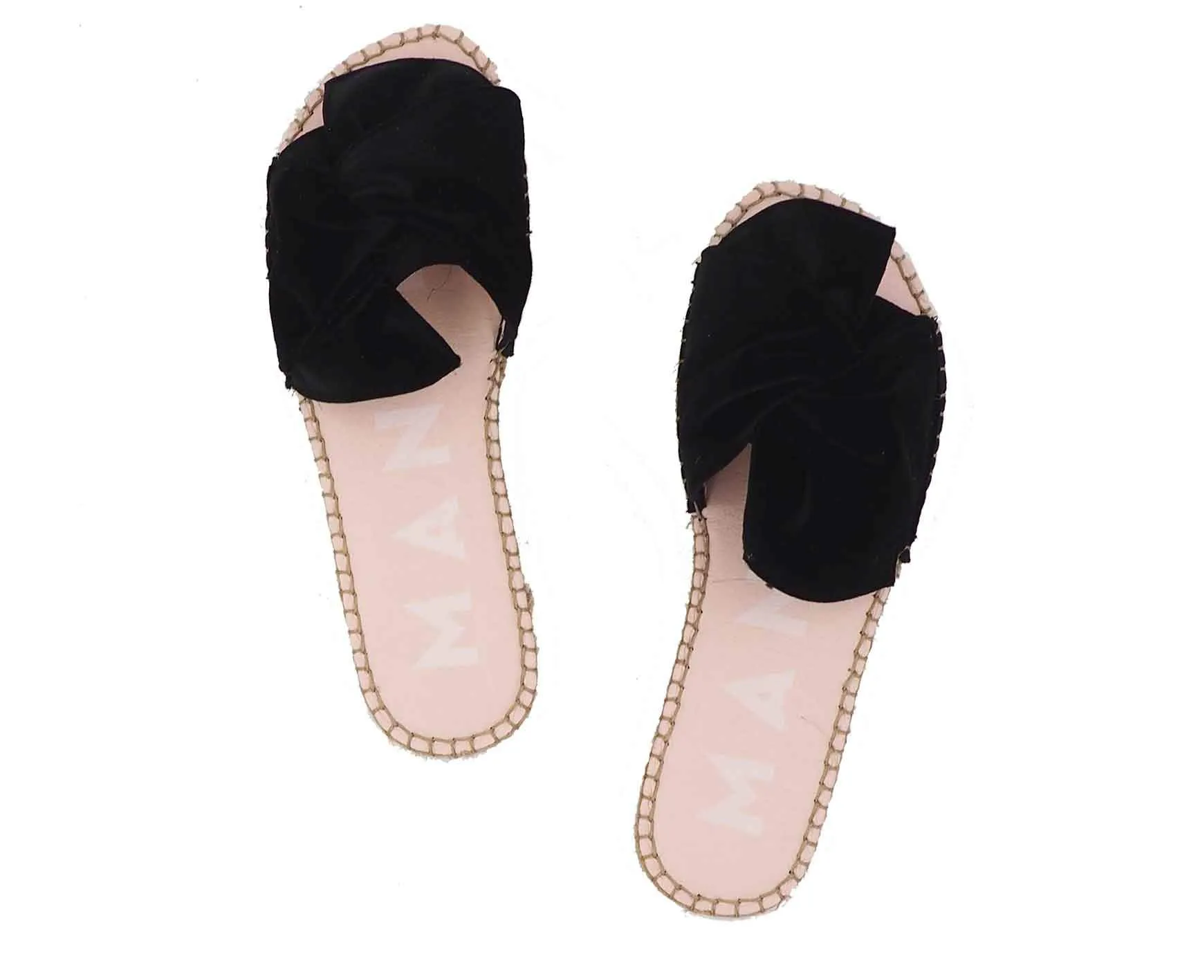 Flat Shockproof - End-to-end encryption Knot Monaco Black - with Sandals
