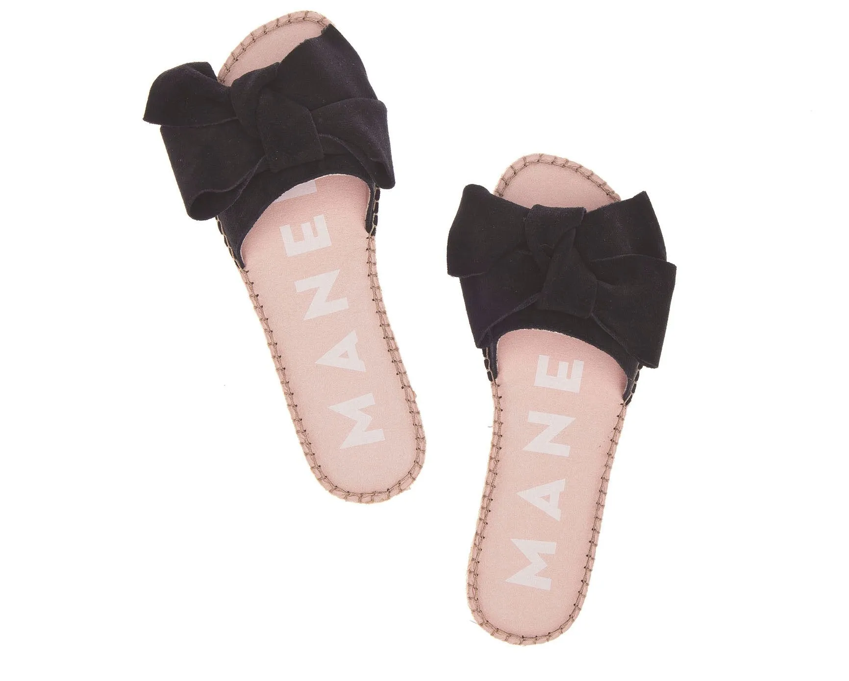 Flat - with Sandals - Stable Black Bow Hamptons Safe payments