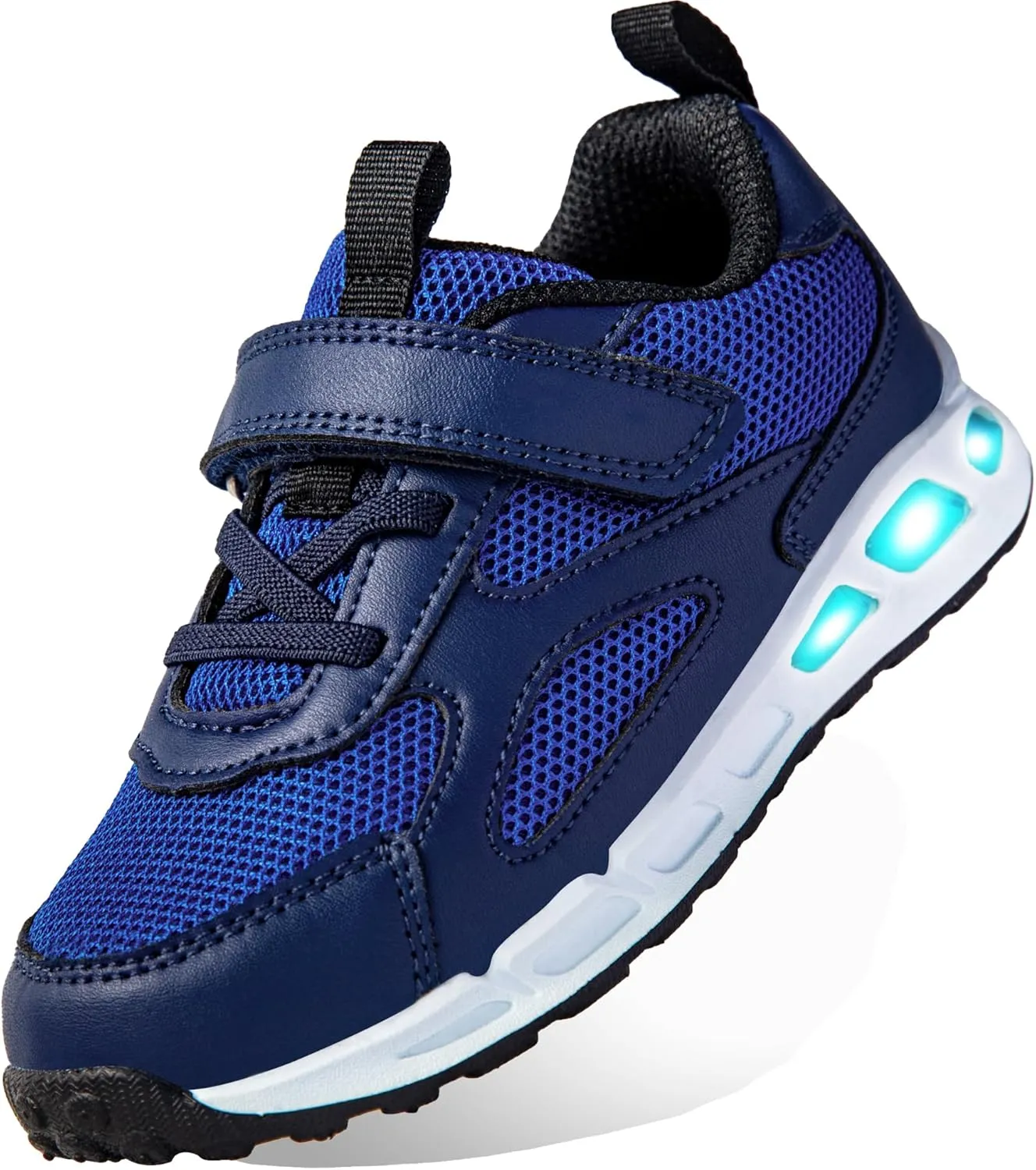 Floranate Light Up Toddler Boys Girls Shoes LED Flashing Lightweight Tennis Walking Sneakers for Toddler and Little Kid