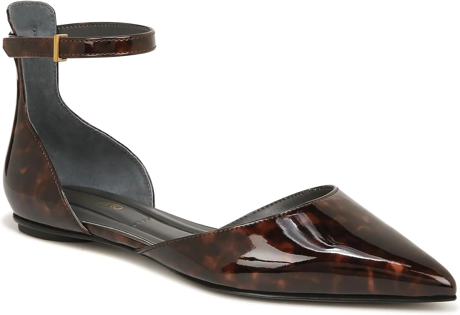Franco Sarto Women's Racer Ankle Strap Flat