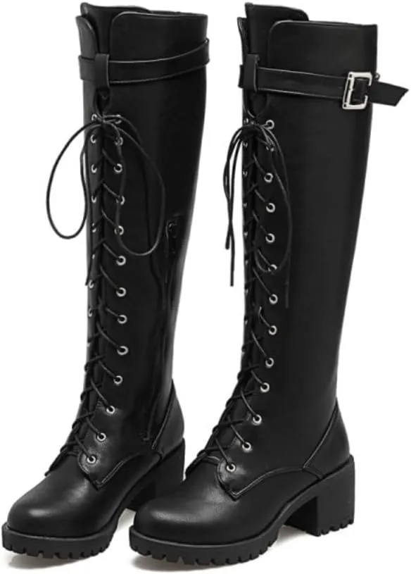 Futaba Sakura Boots Cosplay Shoes for Game High Heel Black Shoes Cos Halloween Women Custom Made Anime