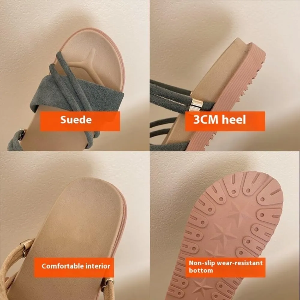 Geerta Dressy Hospital Slippers for Postpartum Cute Women Labor and Delivery Shoes Non Slip Chunky Sole Comfortable Suede Sandals Kawaii Trendy Gift for Nurse Doctor Pregnant Wife
