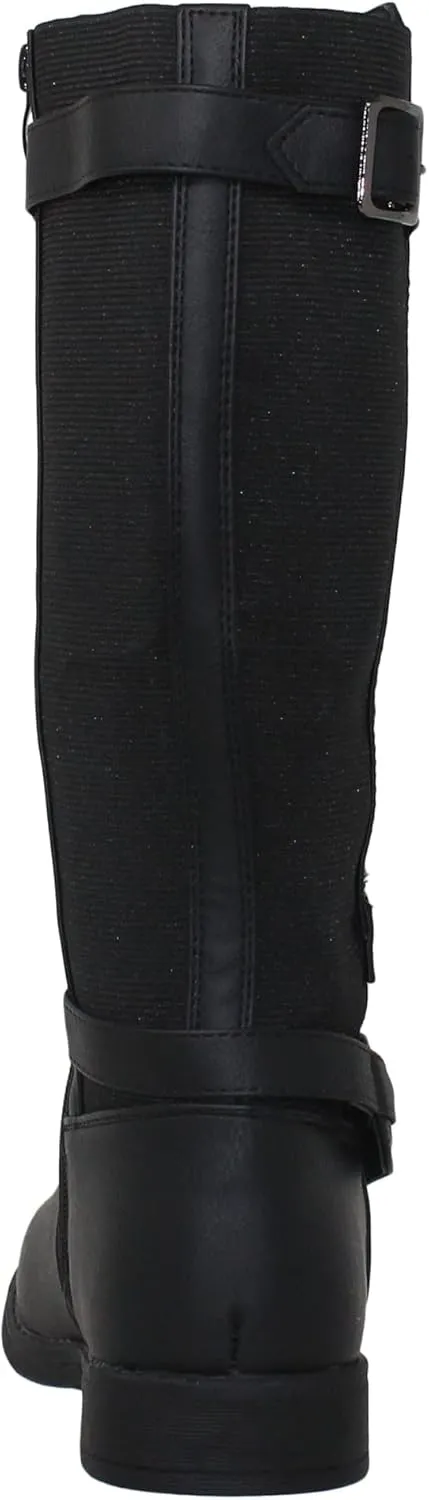 Generation Y Girl's Mid-Calf Knee-High Boots Riding Zip Closure