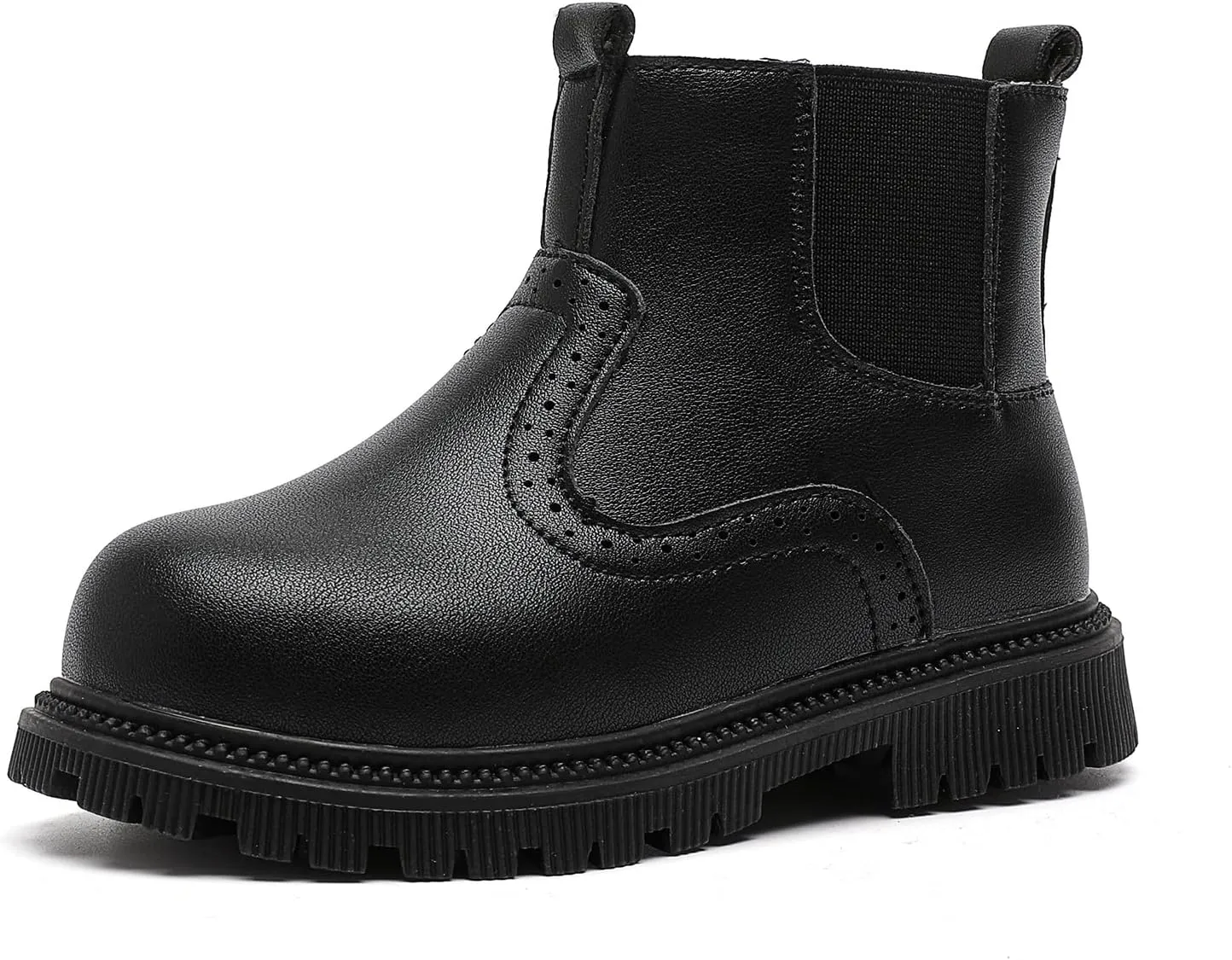 Girls Ankle Boots Chelsea Boots Fashion Side Zipper Boots Lace Up Waterproof Combat Shoes for Toddler/Little Kid