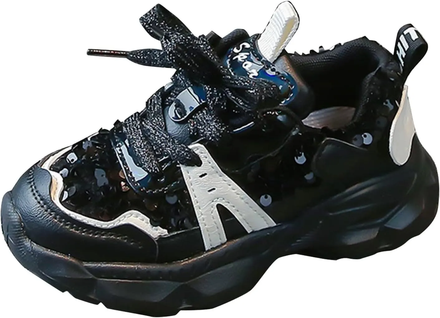 Girls Boys Lightweight Sneakers Baby Kids Lace-Up Tennis Running Shoes Breathable Walking Shoes for Little Kid/Big Kid