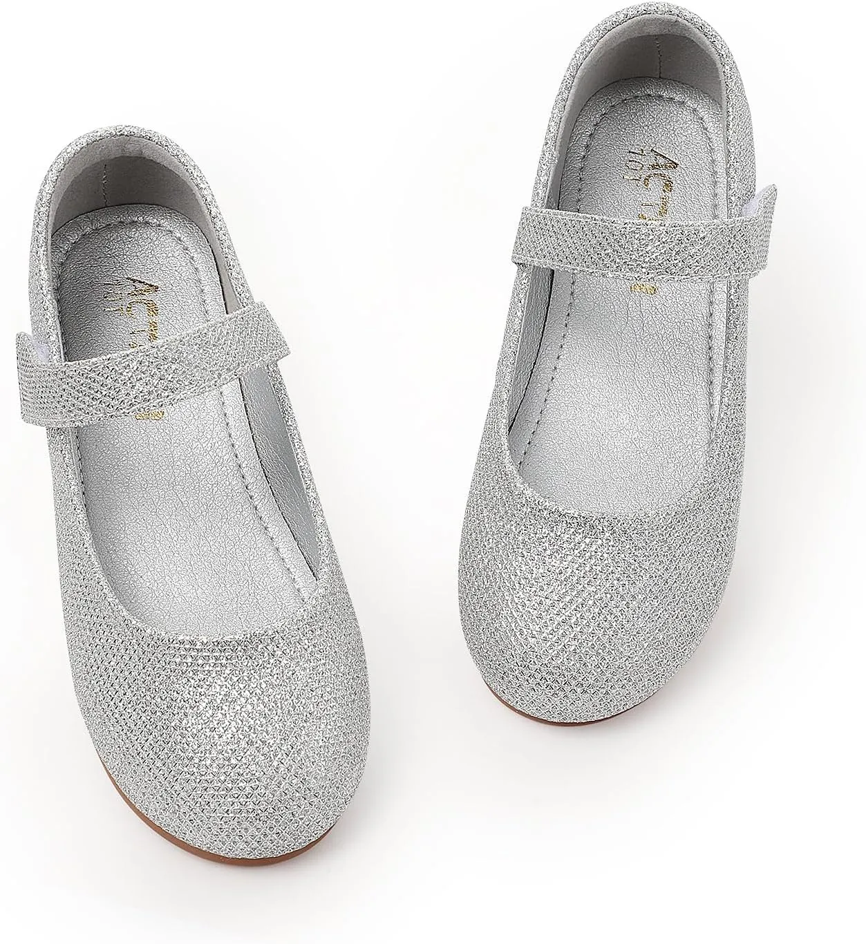 Girls Mary Jane Dress Shoes Toddler Flower Girls Kids Casual Slip on Ballet Flats School Wedding Party Church Girls Shoes