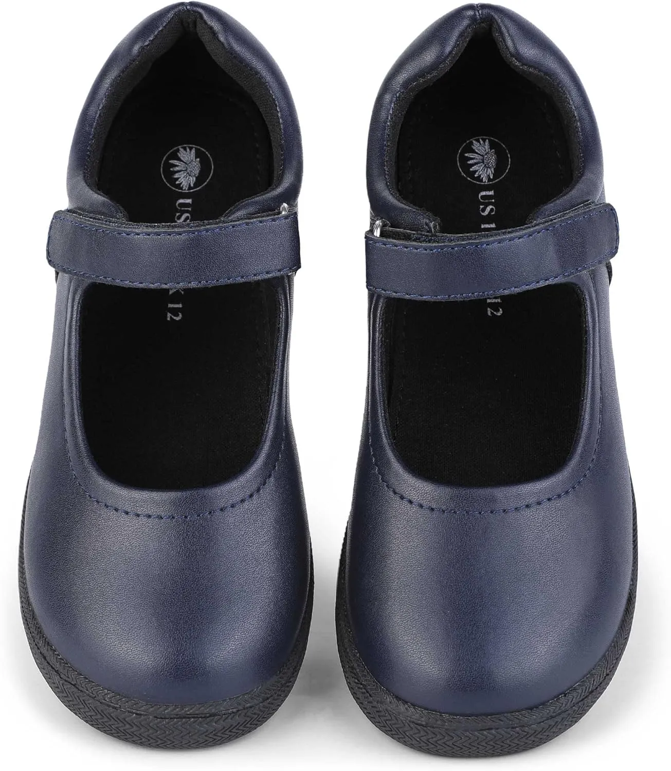 Girls School Uniform Shoes Mary Jane Dress Flat Shoes for School Wedding Party with Strap Little Kid/Big Kid