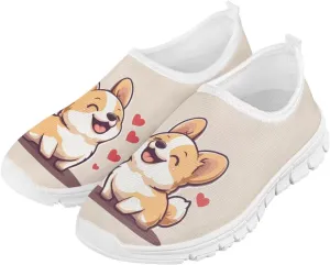 Girls Slip On Shoes Breathable Teen Girl Tennis Shoes for Outdoor Activities