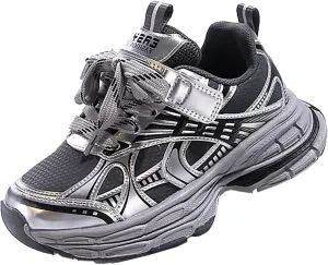 Girls Tennis Shoes Girls Sneakers Kids Sneakers for Boys Girls Running Tennis Shoes Breathable Sport Athletic Shoes