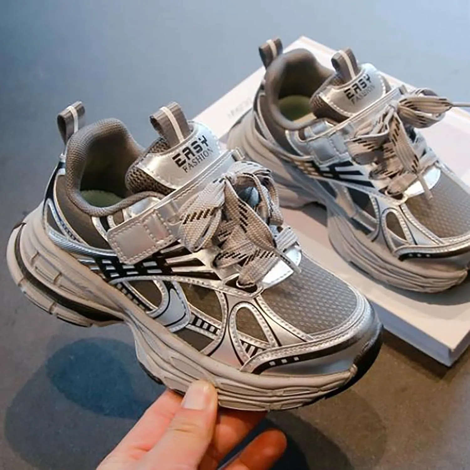 Girls Tennis Shoes Girls Sneakers Kids Sneakers for Boys Girls Running Tennis Shoes Breathable Sport Athletic Shoes