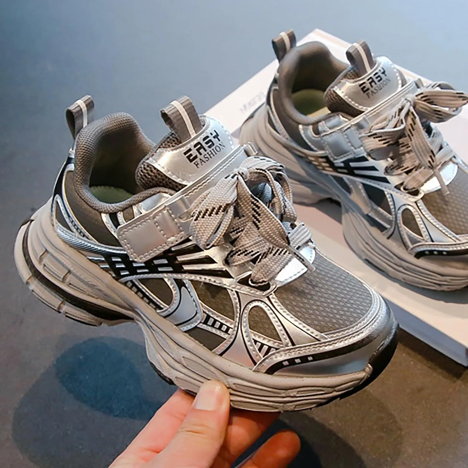 Girls Tennis Shoes Girls Sneakers Kids Sneakers for Boys Girls Running Tennis Shoes Breathable Sport Athletic Shoes