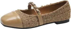 Hee grand Flats for Women, Mary Jane Shoes for Women, Women's Flats, Comfortable Flats Shoes Women, Womens Ballet Flats with Straps, Low Heel Dress Shoes,Womens Flats