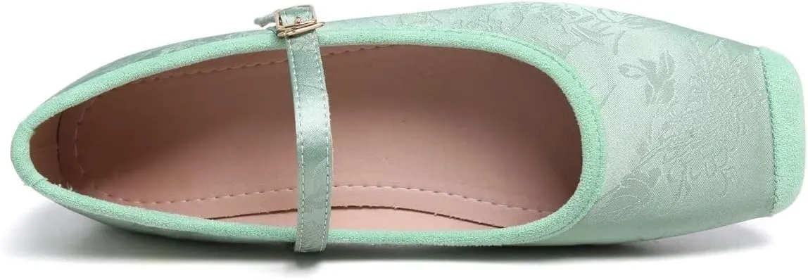 Hee grand Flats for Women, Mary Jane Shoes for Women, Women's Flats, Comfortable Flats Shoes Women, Womens Ballet Flats with Straps, Low Heel Dress Shoes,Womens Flats