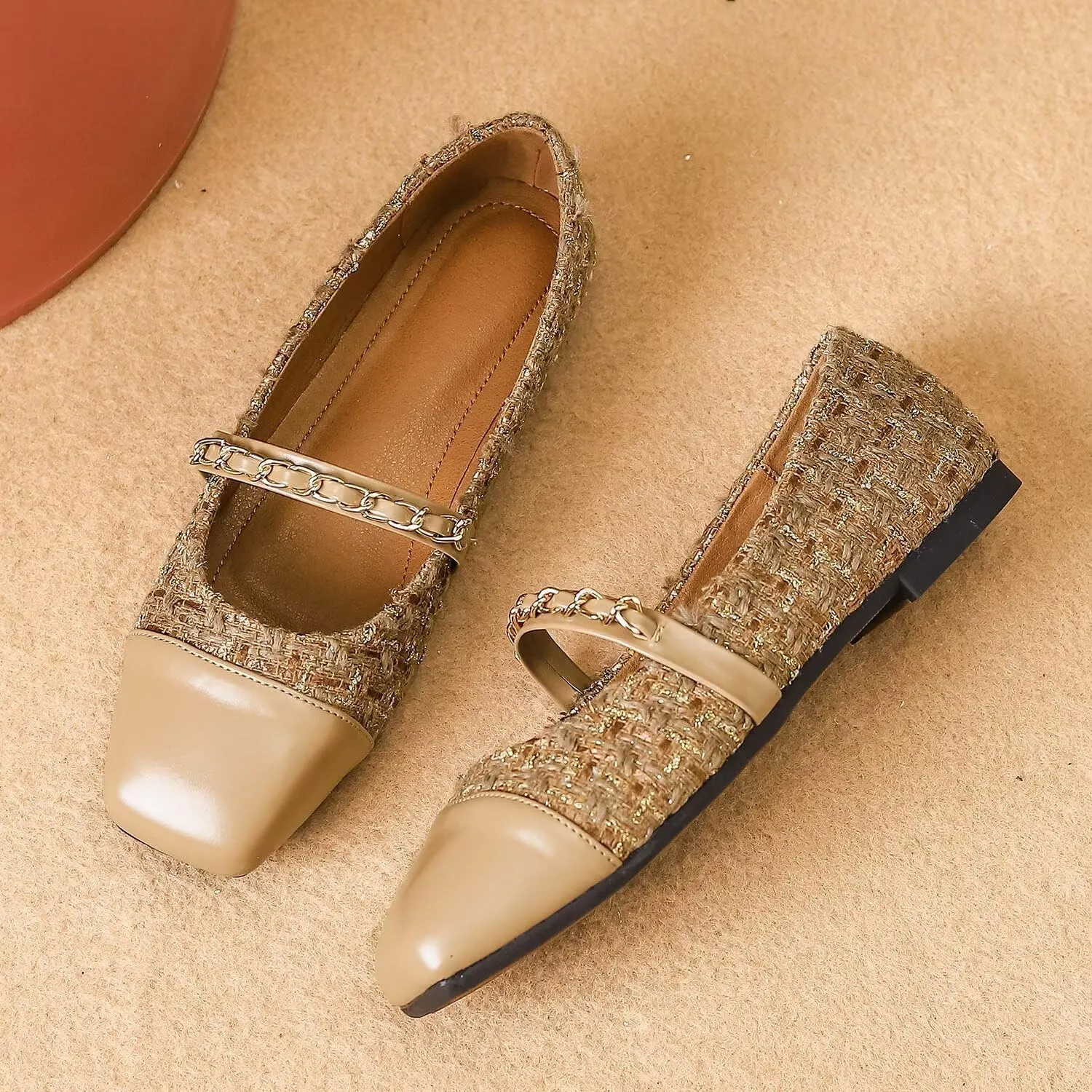 Hee grand Flats for Women, Mary Jane Shoes for Women, Women's Flats, Comfortable Flats Shoes Women, Womens Ballet Flats with Straps, Low Heel Dress Shoes,Womens Flats