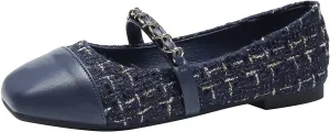 Hee grand Flats for Women, Mary Jane Shoes for Women, Women's Flats, Comfortable Flats Shoes Women, Womens Ballet Flats with Straps, Low Heel Dress Shoes,Womens Flats