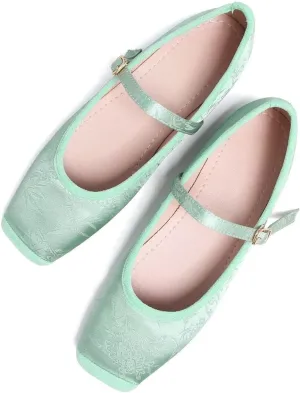Hee grand Flats for Women, Mary Jane Shoes for Women, Women's Flats, Comfortable Flats Shoes Women, Womens Ballet Flats with Straps, Low Heel Dress Shoes,Womens Flats