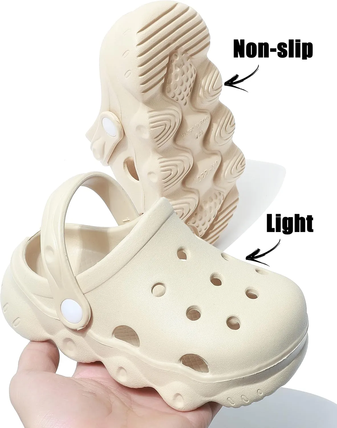 INMINPIN Kids Cute Clogs Cartoon Garden Shoes Boys Girls Slides Slippers Indoor Outdoor Children Water Shower Beach Pool Sandals