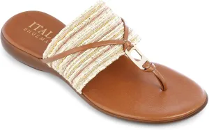Italian Shoemkaer Womens Callisto Sandals 10 Ntrf Natur