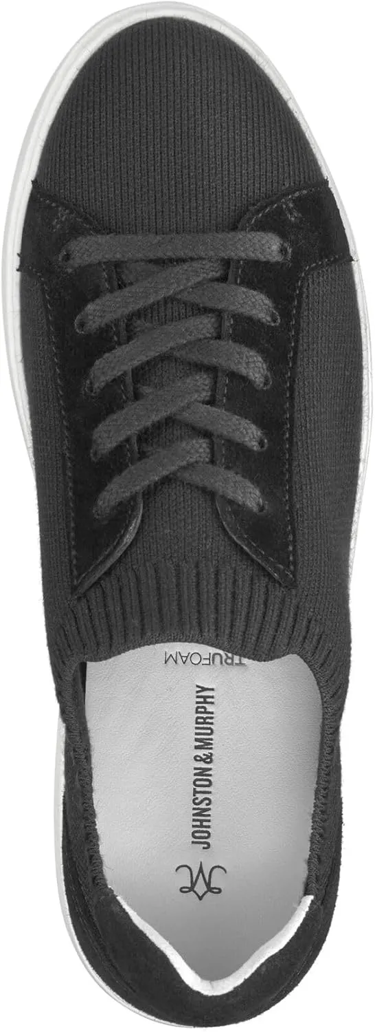 Johnston & Murphy Cammie Knit Lace-Up Women’s Shoe – Women’s Platform Sneakers, Casual Shoes for Women, Knit Sneakers