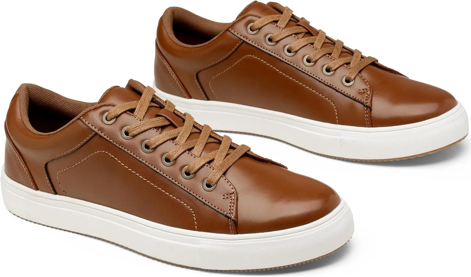 Jousen Men's Fashion Sneakers White Shoes for Men Casual Breathable Shoes