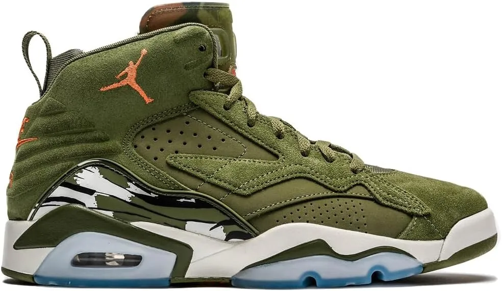 Jumpman MVP Men's Shoes (DZ4475-300, Sky J Light Olive/Bright Mandarin)