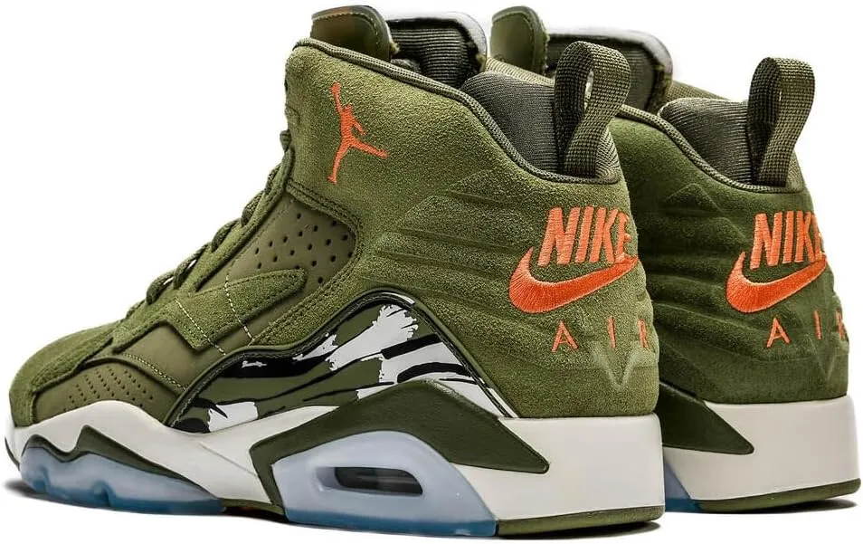 Jumpman MVP Men's Shoes (DZ4475-300, Sky J Light Olive/Bright Mandarin)
