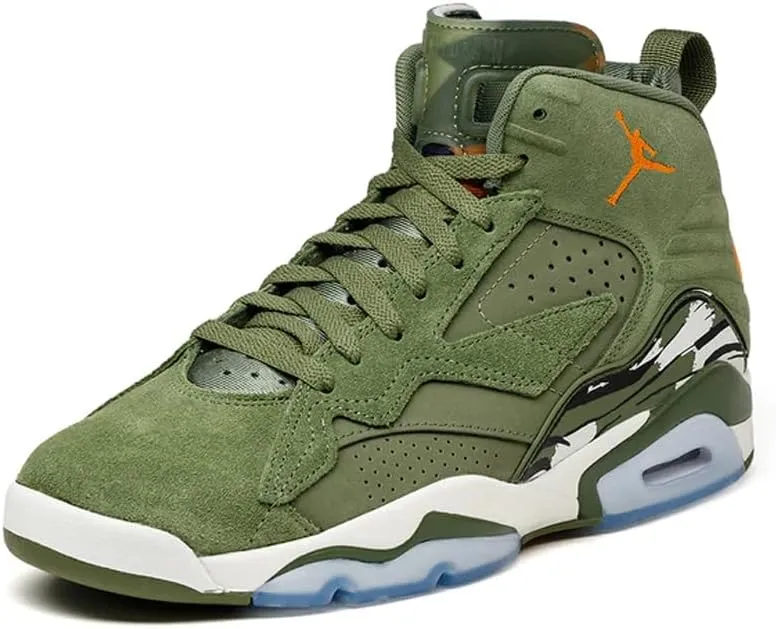 Jumpman MVP Men's Shoes (DZ4475-300, Sky J Light Olive/Bright Mandarin)