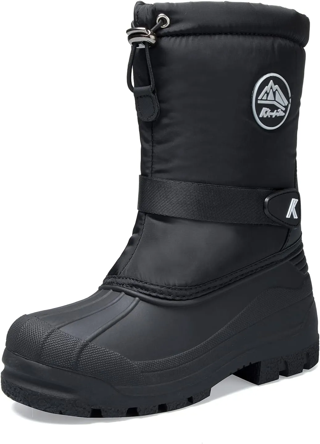 K KomForme Snow Boots for Boys & Girls Warm Waterproof Slip Resistant Winter Shoes (Toddler/Little Kid/Big Kid)