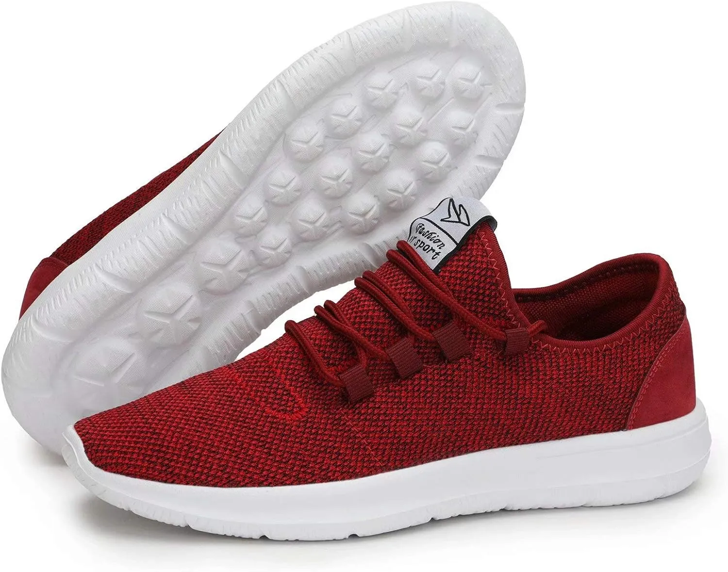 KEEZMZ Men's Running Shoes Fashion Breathable Sneakers Mesh Soft Sole Casual Athletic Lightweight