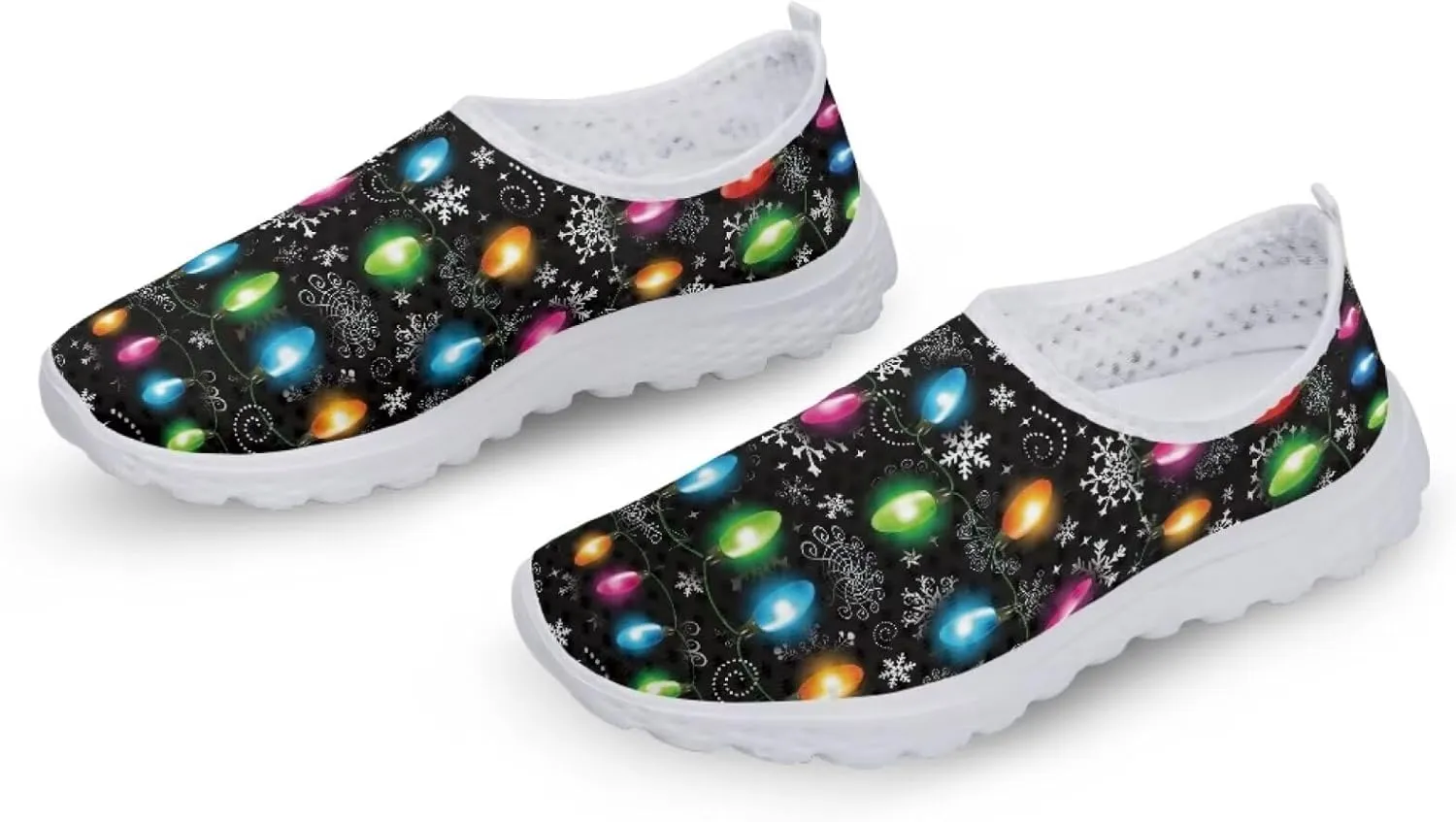 KEIAHUAN Running Shoes Womens Lightweight Athletic Running Shoes Breathable Casual Mesh Flats Sneakers
