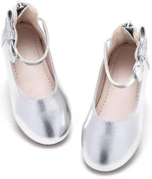Kiderence Little Toddler Girls Dress Shoes Ballerina Ballet Flats Kids Mary Janes