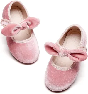 Kiderence Little Toddler Girls Dress Shoes Ballerina Ballet Flats Kids Mary Janes
