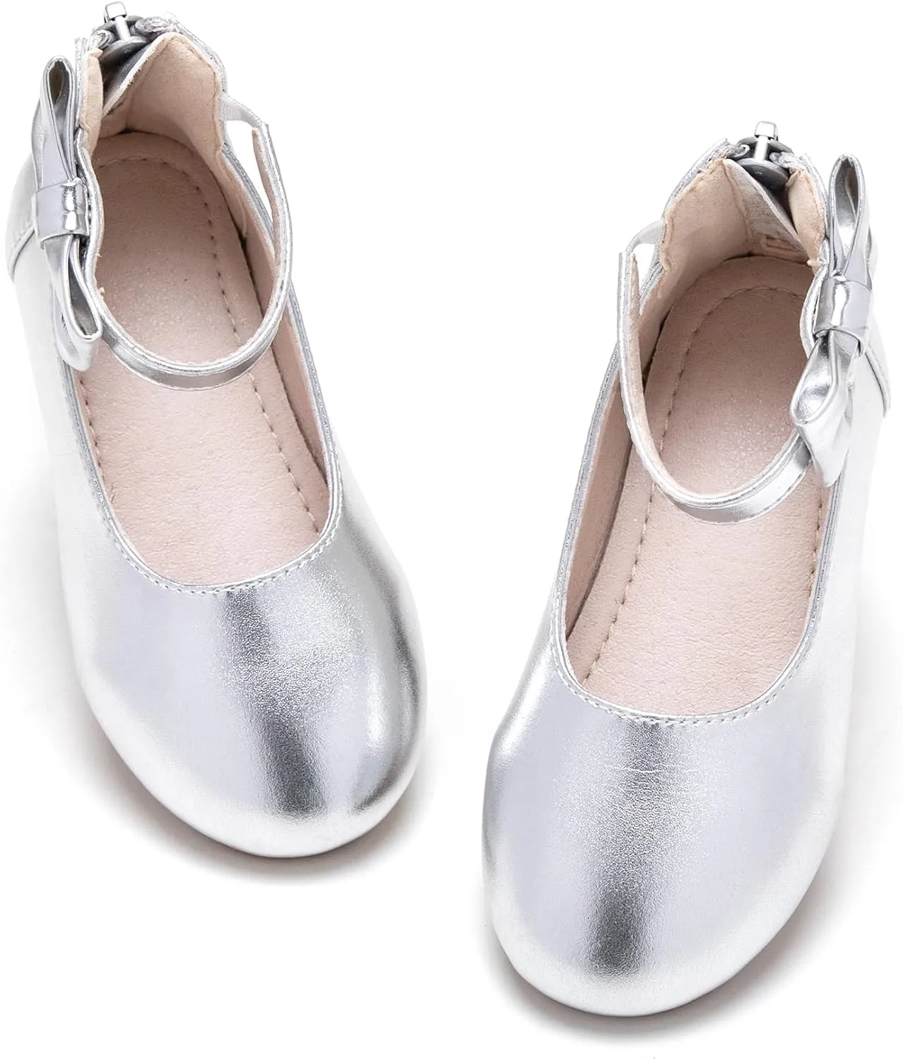 Kiderence Little Toddler Girls Dress Shoes Ballerina Ballet Flats Kids Mary Janes