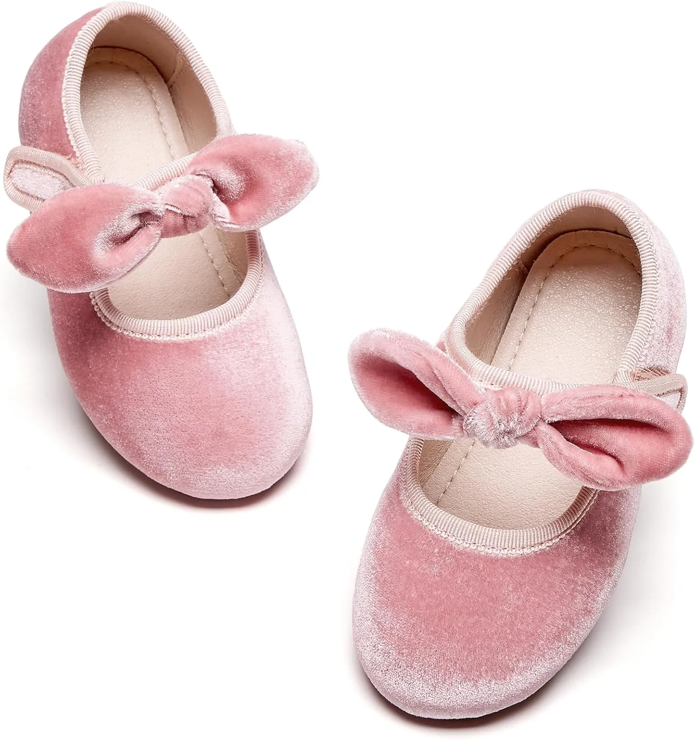 Kiderence Little Toddler Girls Dress Shoes Ballerina Ballet Flats Kids Mary Janes