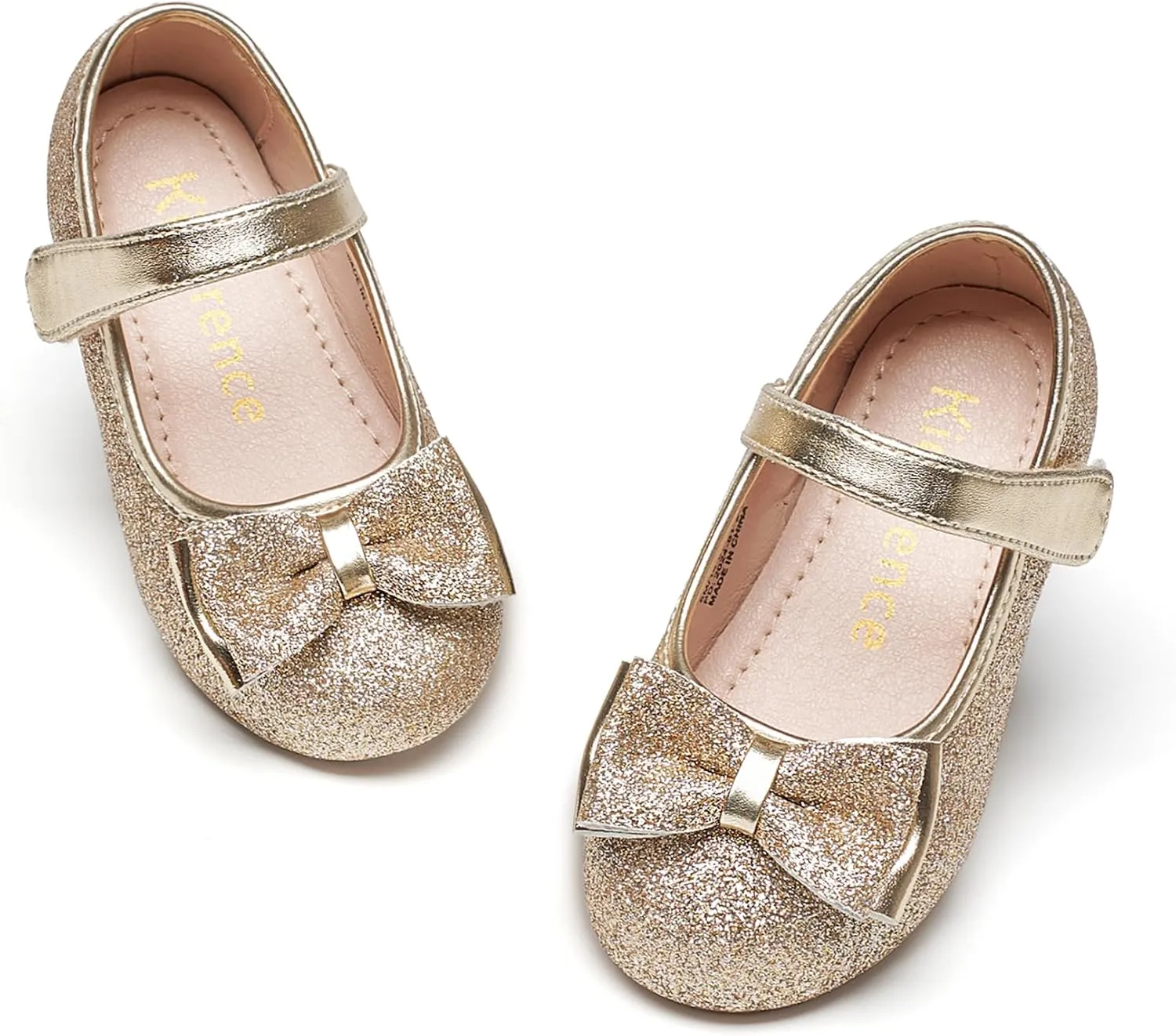 Kiderence Toddler Girls Dress Shoes Little Kids Mary Janes Ballet Flats Toddler
