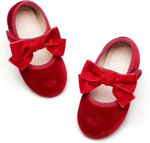 Kiderence Toddler Girls Dress Shoes Little Kids Mary Janes Ballet Flats Toddler