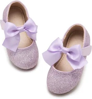 Kiderence Toddler Girls Dress Shoes Little Kids Mary Janes Ballet Flats Toddler