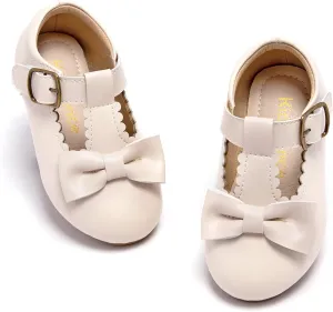 Kiderence Toddler Girls Dress Shoes Little Kids Mary Janes Ballet Flats Toddler