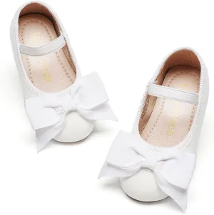 Kiderence Toddler Girls Dress Shoes Little Kids Mary Janes Ballet Flats Toddler