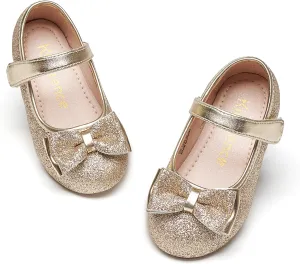 Kiderence Toddler Girls Dress Shoes Little Kids Mary Janes Ballet Flats Toddler