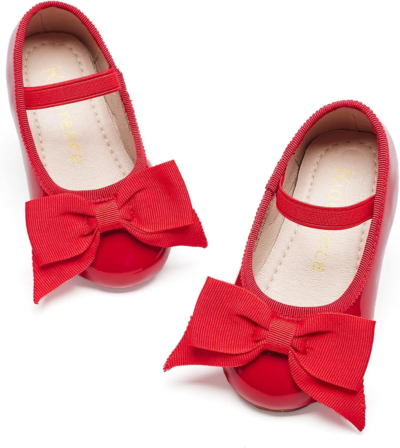 Kiderence Toddler Girls Dress Shoes Little Kids Mary Janes Ballet Flats Toddler