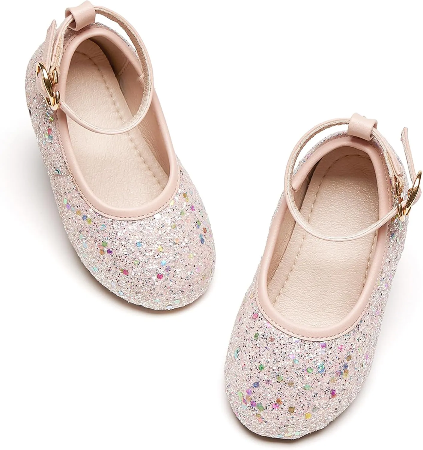 Kiderence Toddler Girls Dress Shoes Little Kids Mary Janes Ballet Flats Toddler