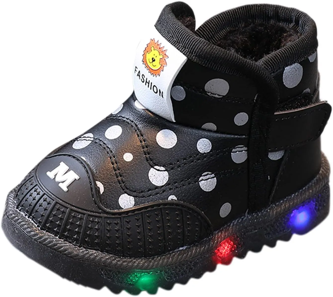 Kids Boys Girls Breathable LED Light Up Flashing Sneakers for Children Toddler Baby Light Up Sport Crib Shoes