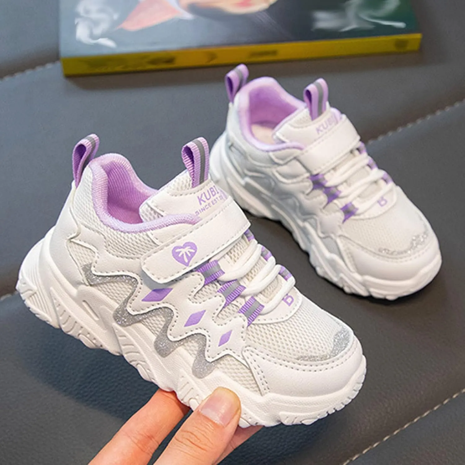 Kids Boys Girls Casual Platform Chunky Sneakers Baby Toddler Infant Sports Breathable Casual Mesh Breathable Shoes