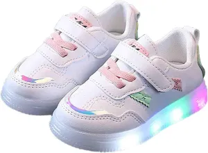 Kids Light Up Shoes Baby Toddler Flash Sneakers with Luminous Sole for Boys Girls Best Gift for Birthday Christmas Day